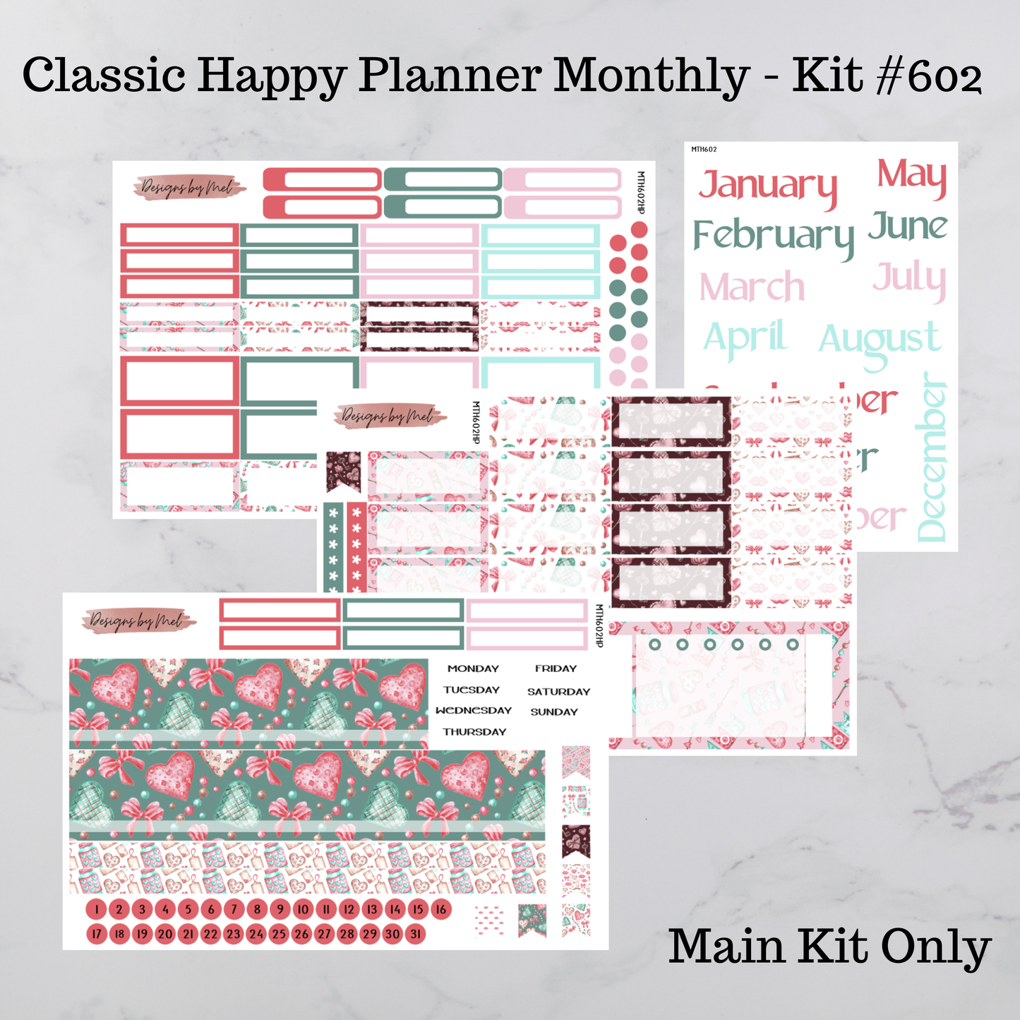 MTH 602 - Classic Happy Planner Monthly