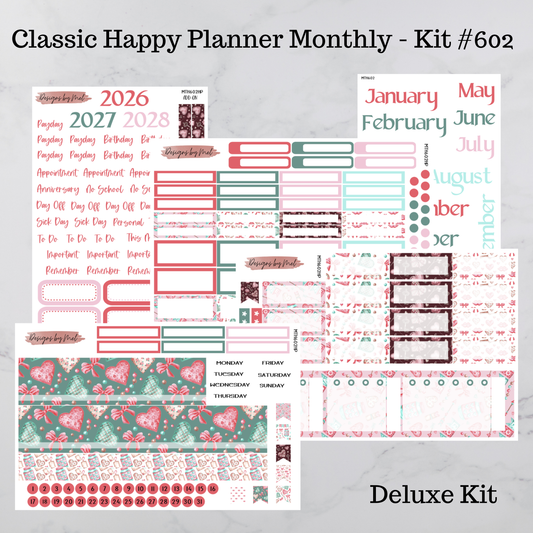 MTH 602 - Classic Happy Planner Monthly