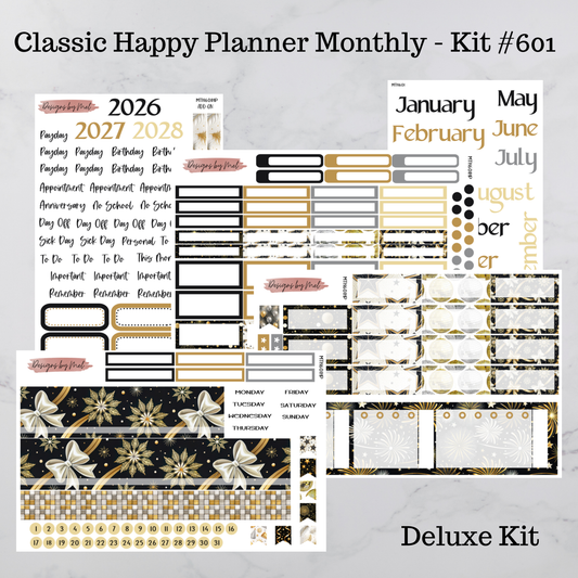 MTH 601 - Classic Happy Planner Monthly