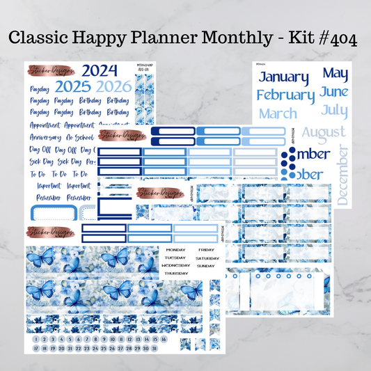 MTH 404 - Classic Happy Planner Monthly