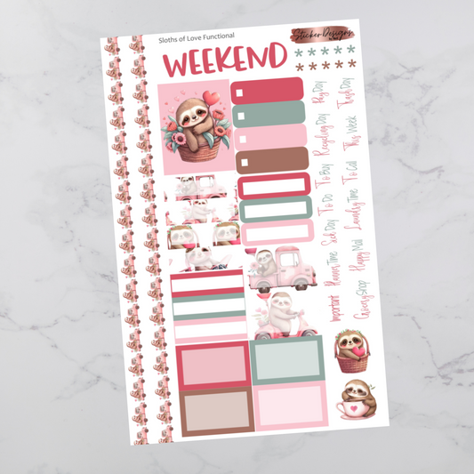 Sloths of Love - Functional Sheet