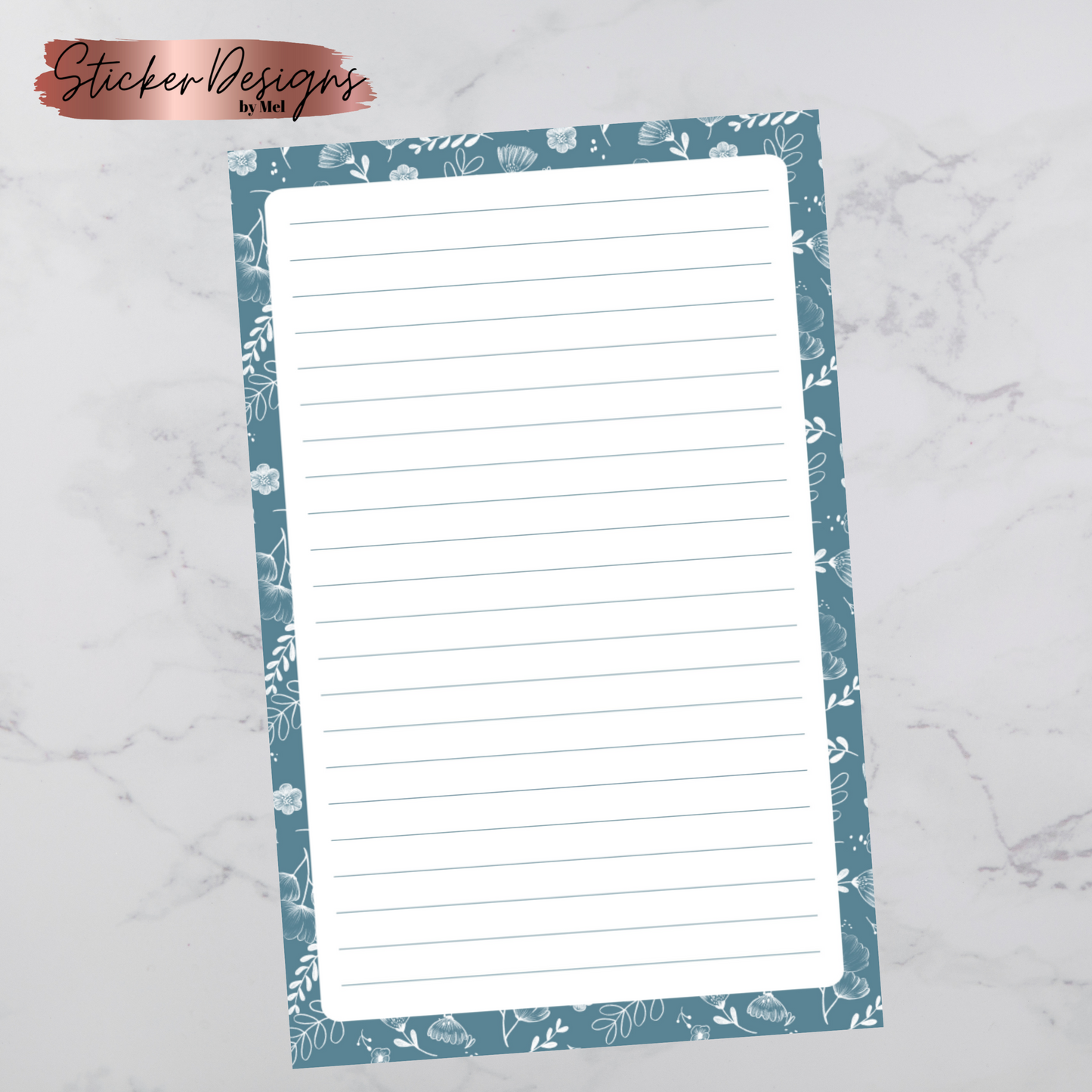 Blue Handmade Notepad
