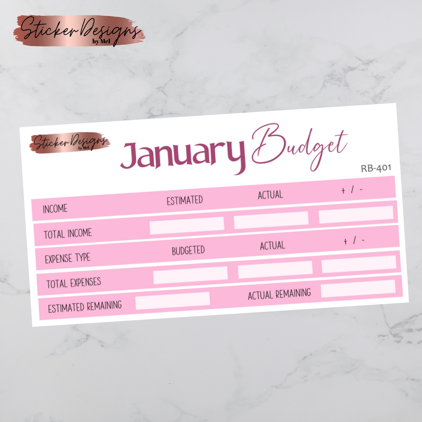 January 2024 Budget Kit