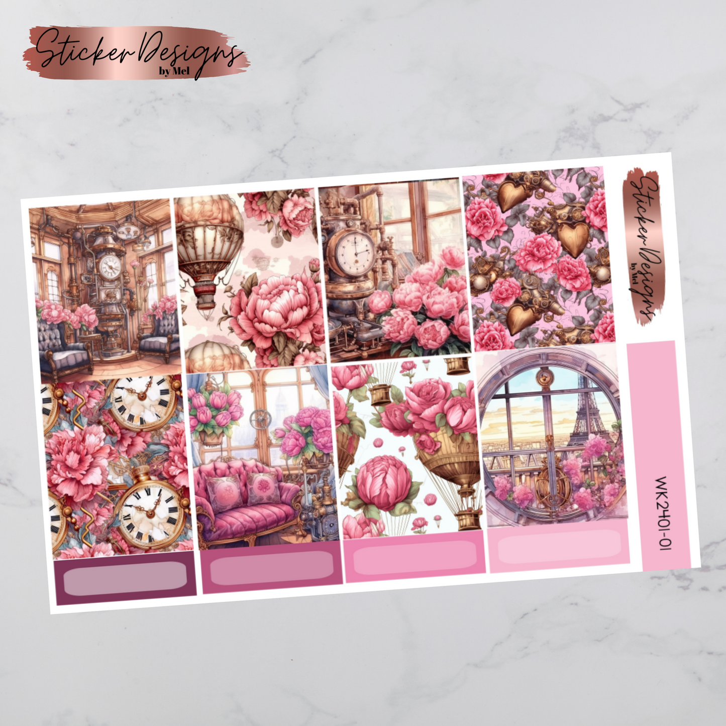Weekly Kit 2401 - Steampunk Love - Vertical Layout