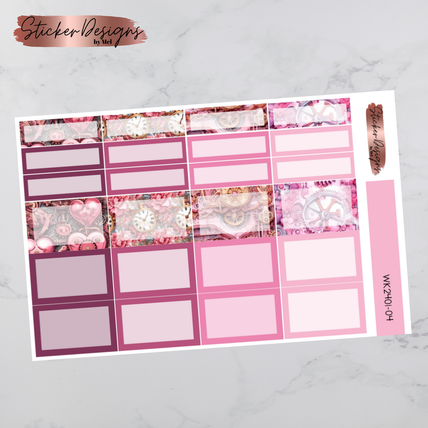 Weekly Kit 2401 - Steampunk Love - Vertical Layout