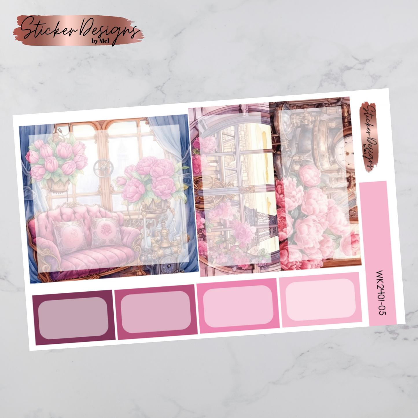 Weekly Kit 2401 - Steampunk Love - Vertical Layout
