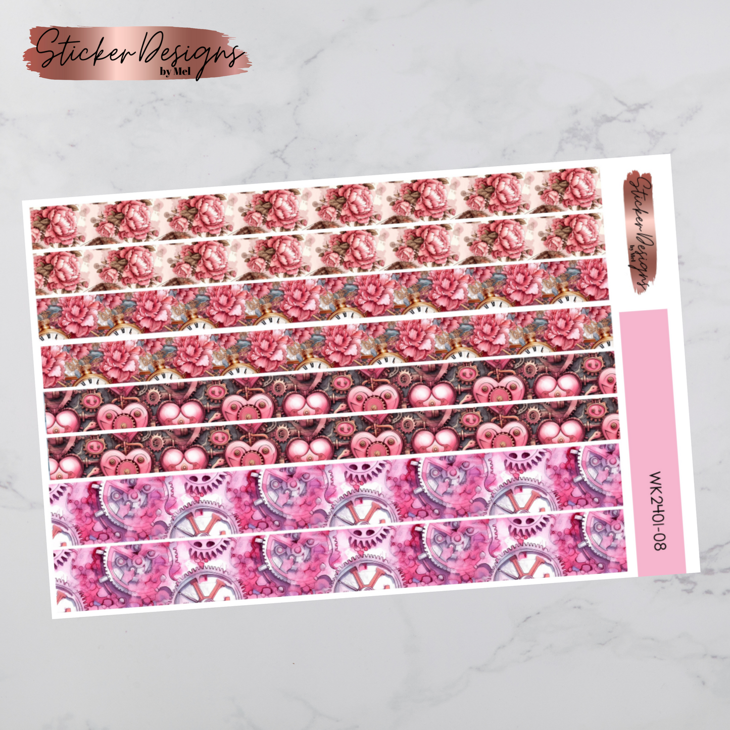Weekly Kit 2401 - Steampunk Love - Vertical Layout