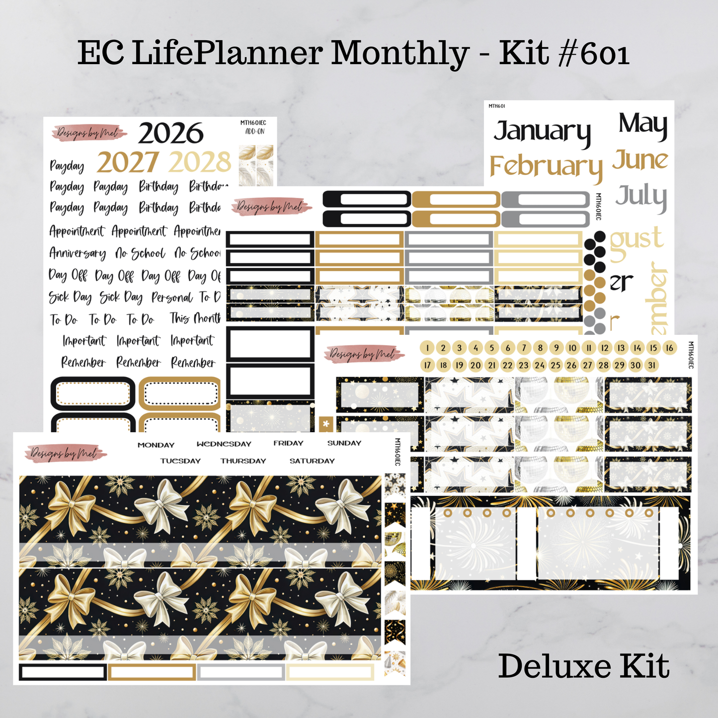 MTH 601 - Erin Condren 7x9 Monthly