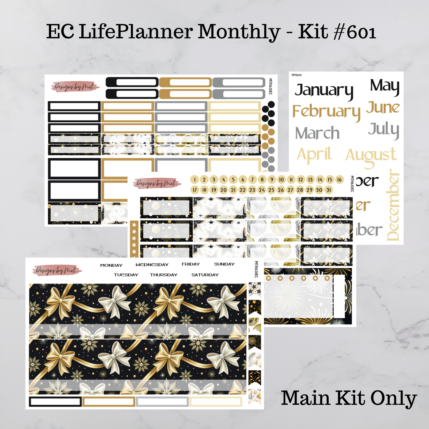 MTH 601 - Erin Condren 7x9 Monthly