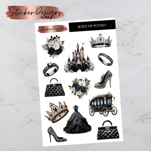 Black Tie Royalty  - Deco Stickers