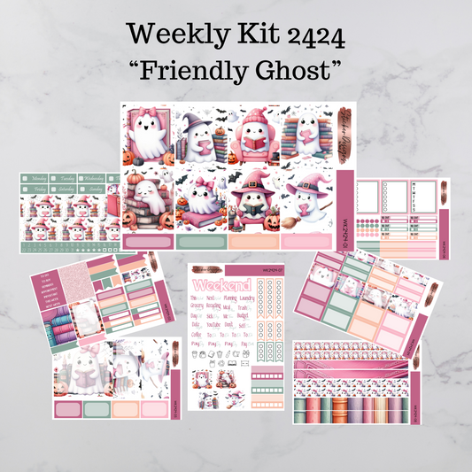 Weekly Kit 2424 - Friendly Ghost - Vertical Layout