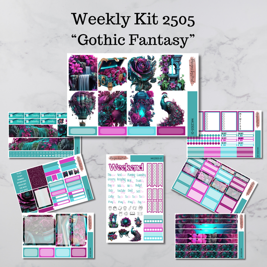 Weekly Kit 2505 - Gothic Fantasy - Vertical Layout