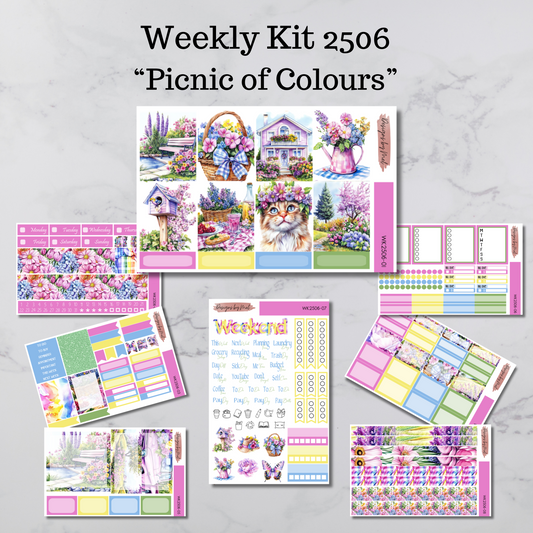 Weekly Kit 2506 - Picnic of Colours - Vertical Layout