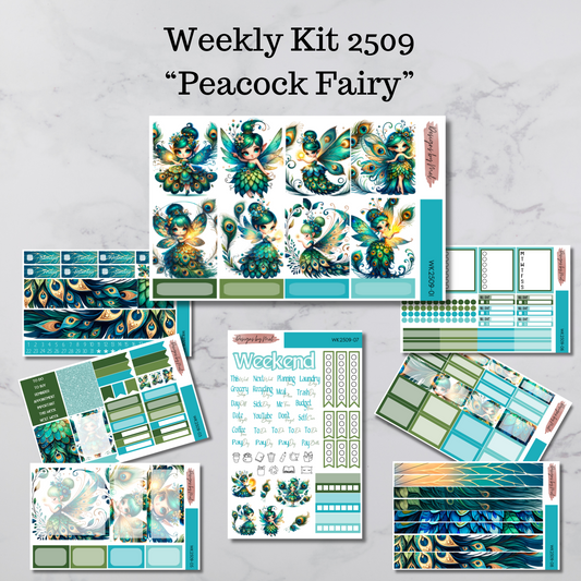 Weekly Kit 2509 - Peacock Fairy - Vertical Layout