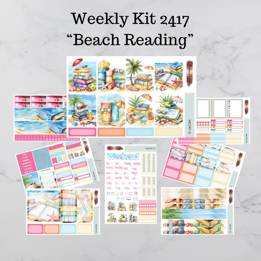 Weekly Kit 2417 - Beach Reading - Vertical Layout