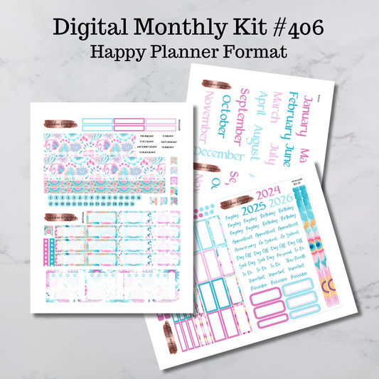 Printable HP Monthly Kit - #406