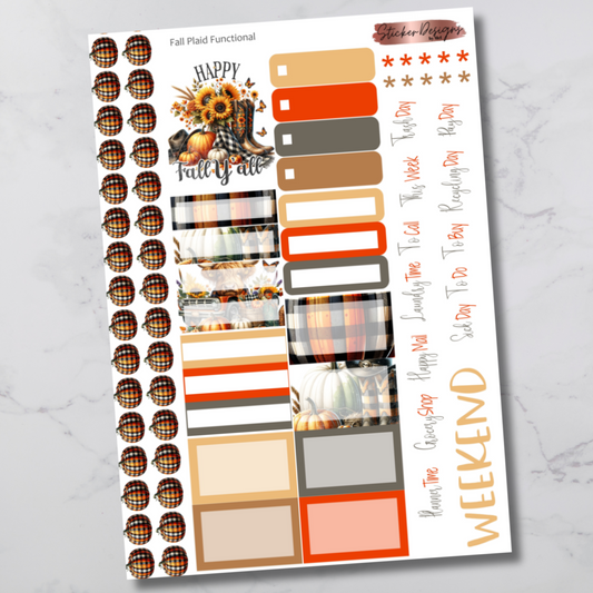 Fall Plaid - Functional Sheet