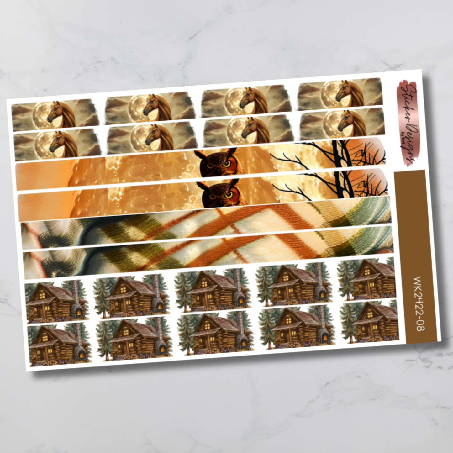 Weekly Kit 2422 - Woodland Fall - Vertical Layout