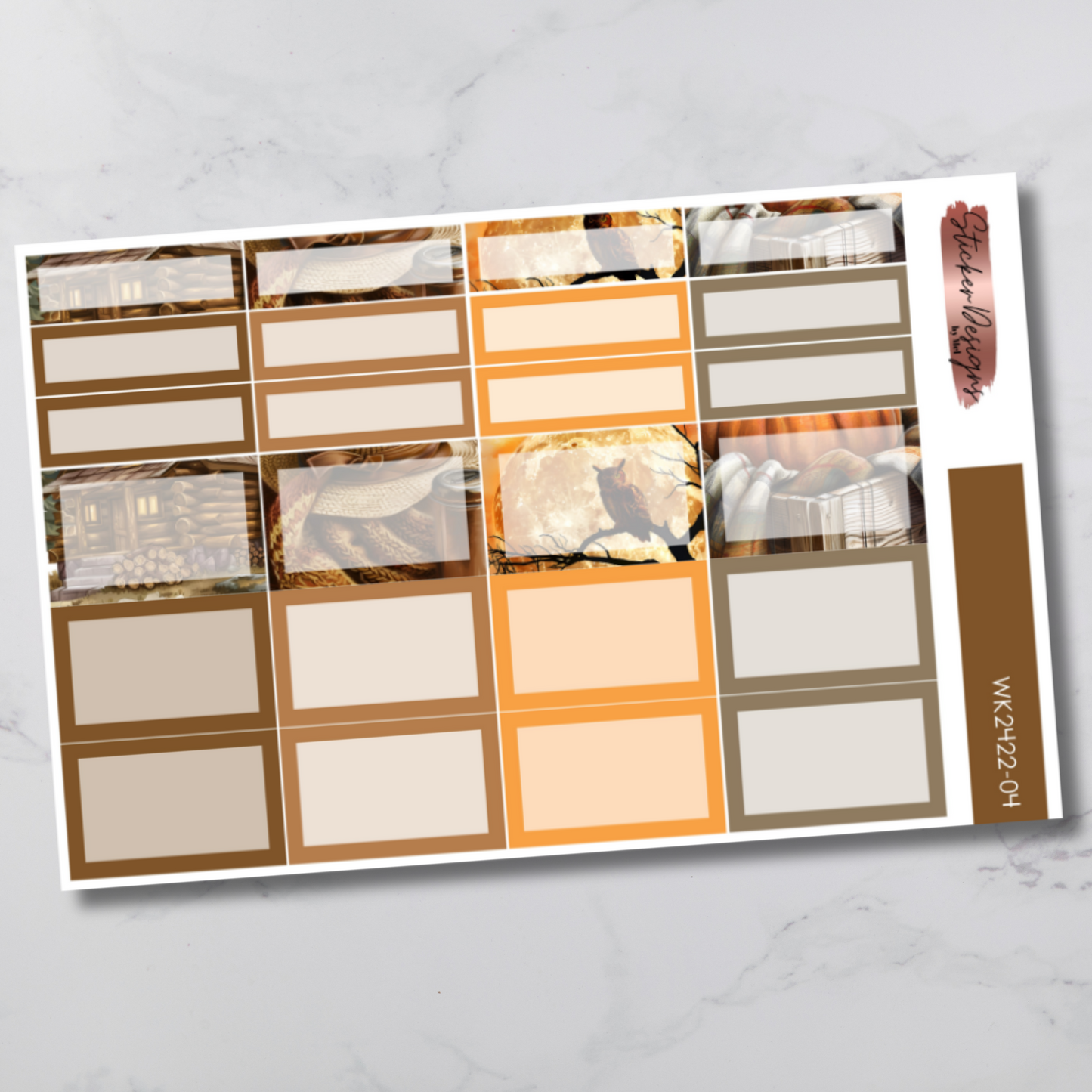 Weekly Kit 2422 - Woodland Fall - Vertical Layout