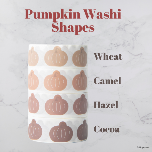 Pumpkin Shaped Washi Tape