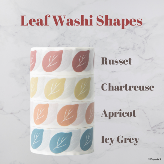 Leaf Shaped Washi Tape
