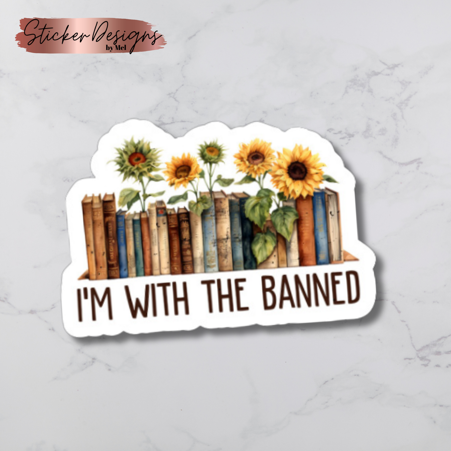 I'm With the Banned Diecut