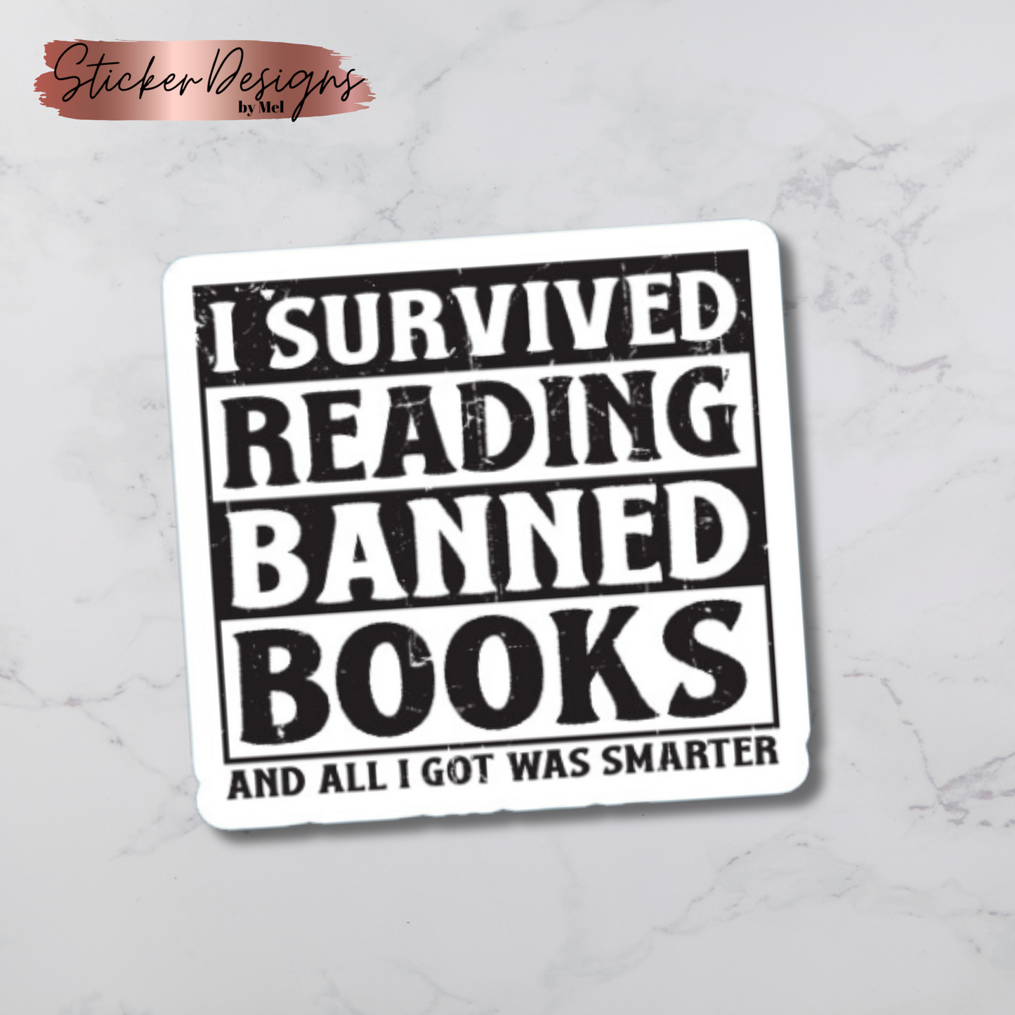 I Survived Banned Books Diecut