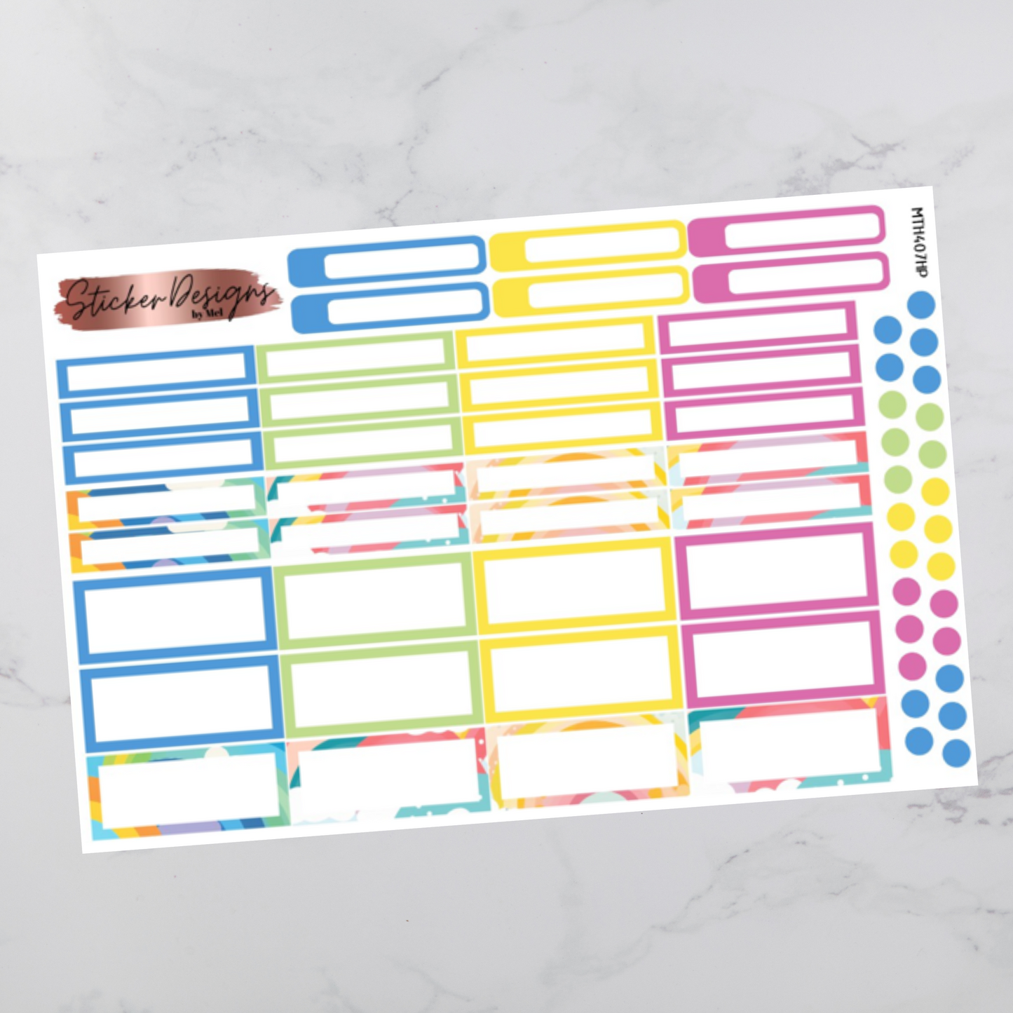 MTH 407 - Classic Happy Planner Monthly