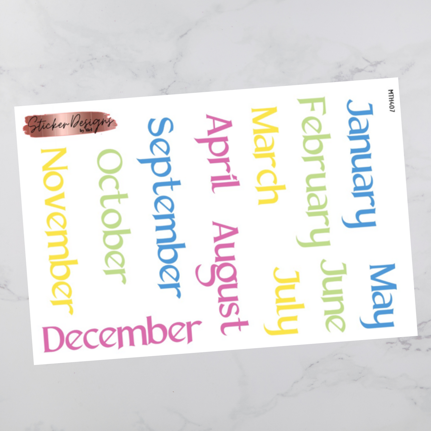 MTH 407 - Classic Happy Planner Monthly