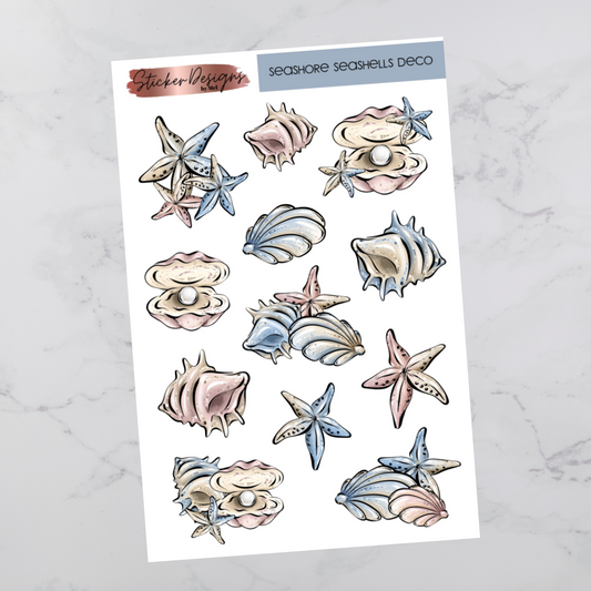 Seashore Seashells - Deco Stickers