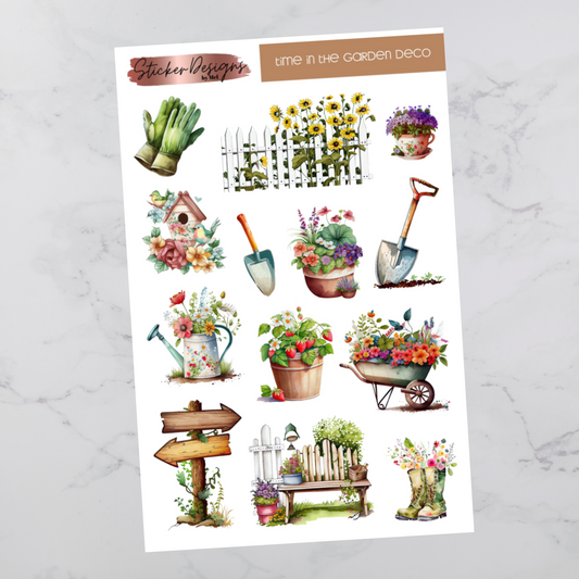 Time in the Garden - Deco Stickers