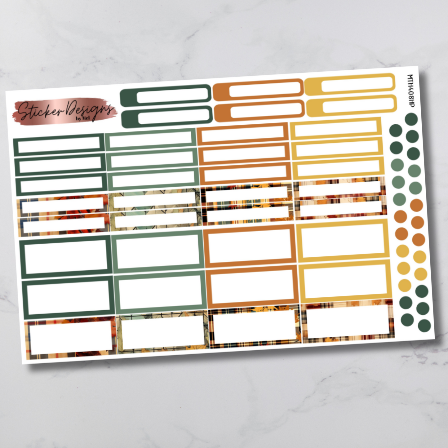 MTH 408 - Classic Happy Planner Monthly