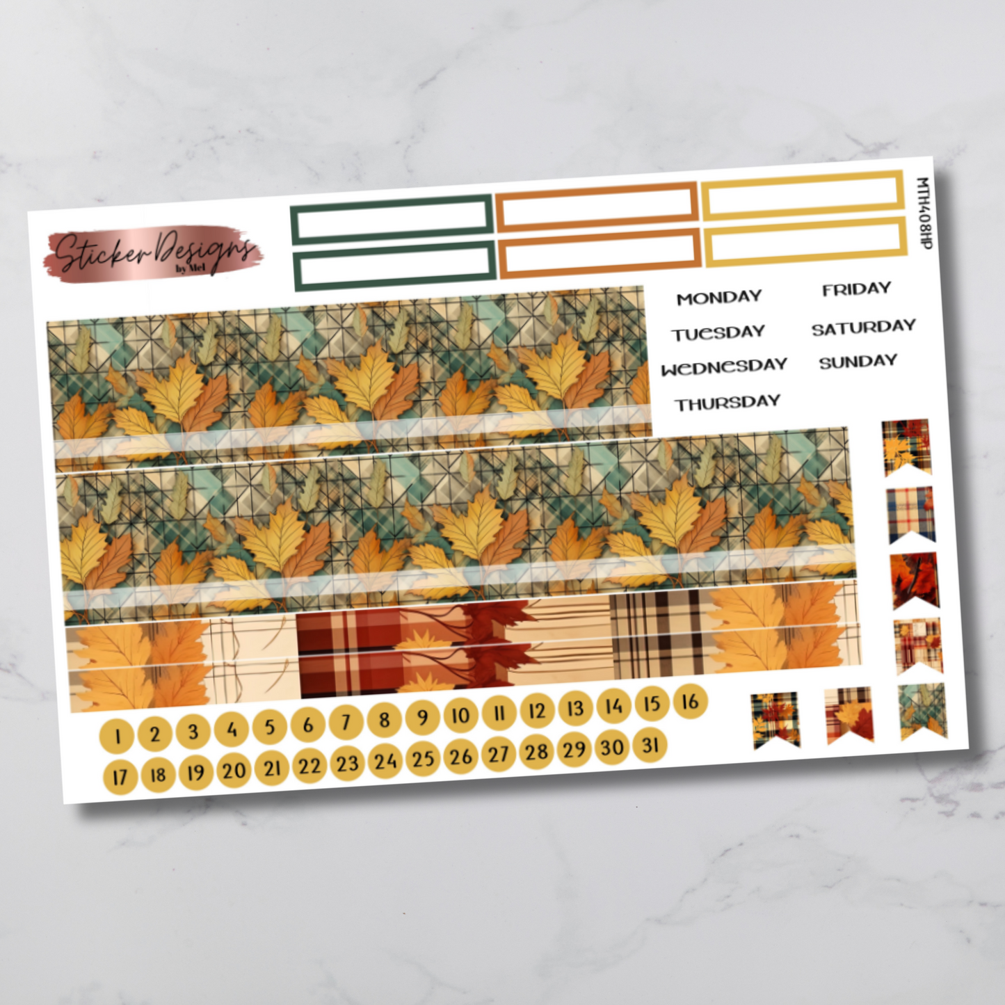 MTH 408 - Classic Happy Planner Monthly