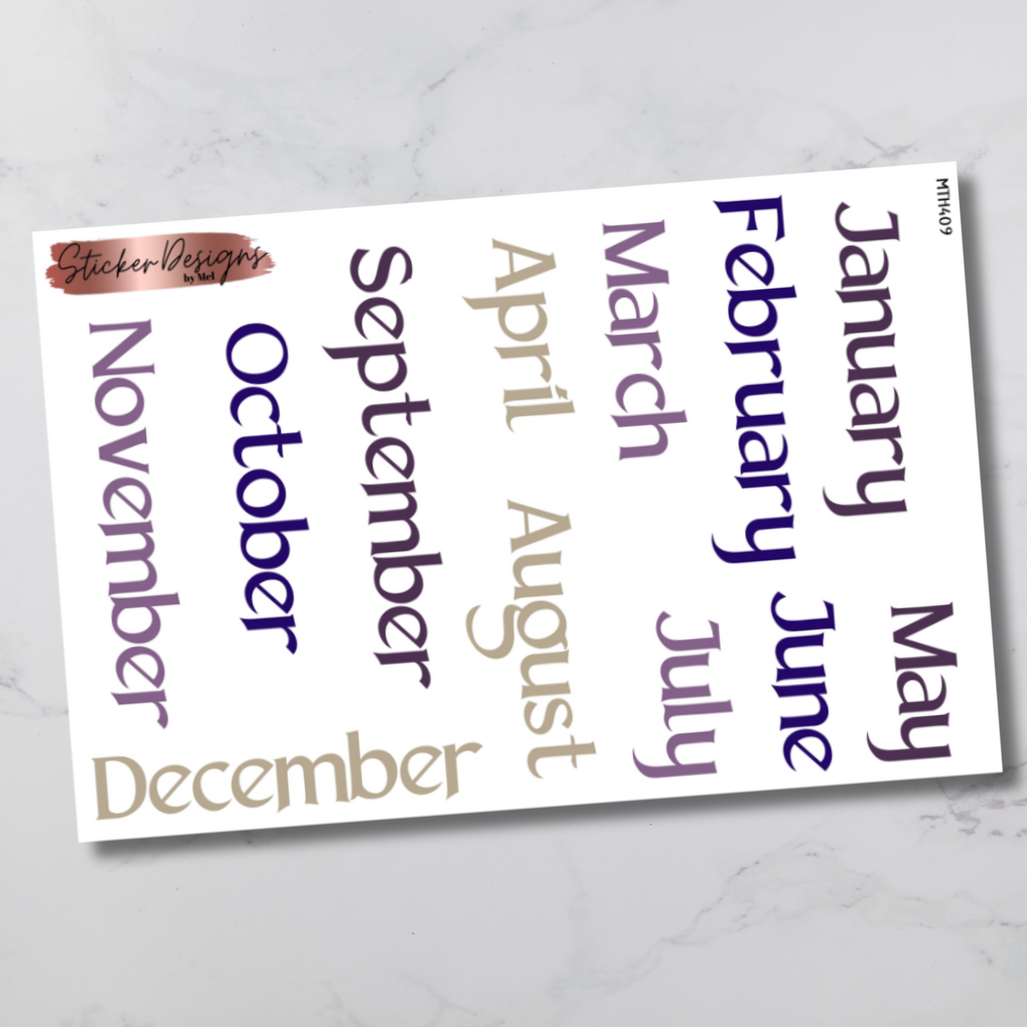 MTH 409 - Classic Happy Planner Monthly