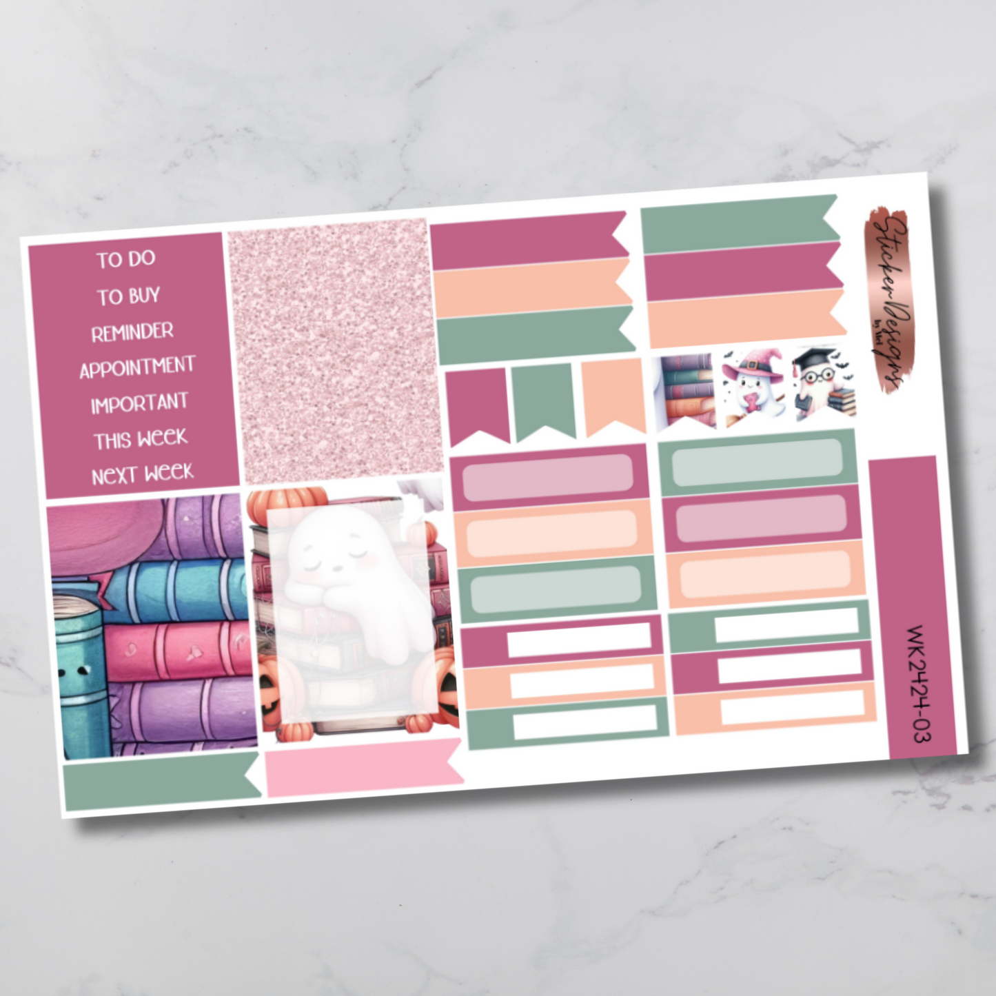 Weekly Kit 2424 - Friendly Ghost - Vertical Layout