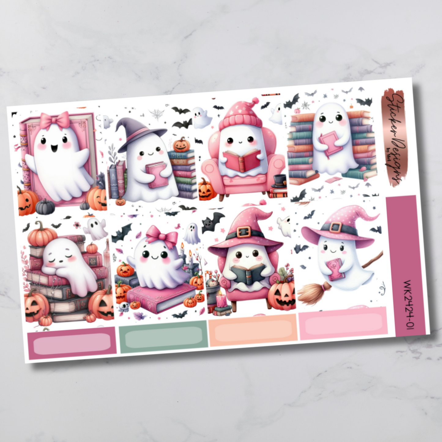 Weekly Kit 2424 - Friendly Ghost - Vertical Layout