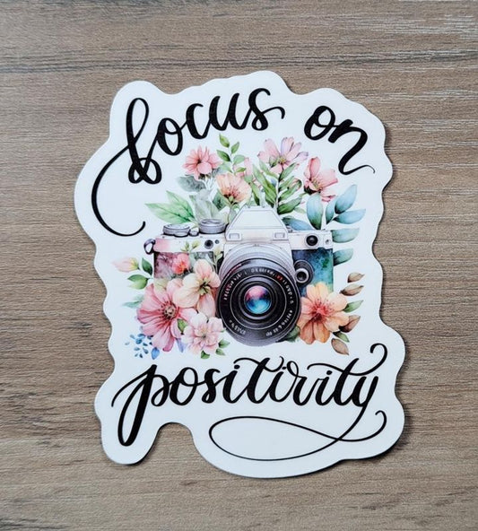 Focus on Positivity Diecut