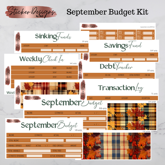 September 2024 Budget Kit