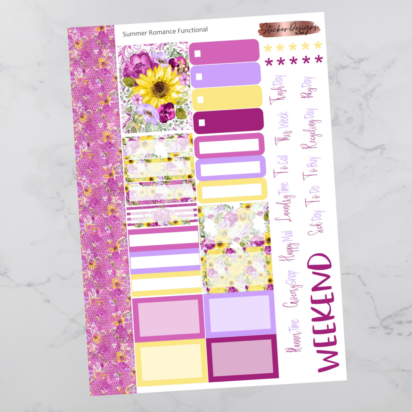 Summer Romance - Functional Sheet