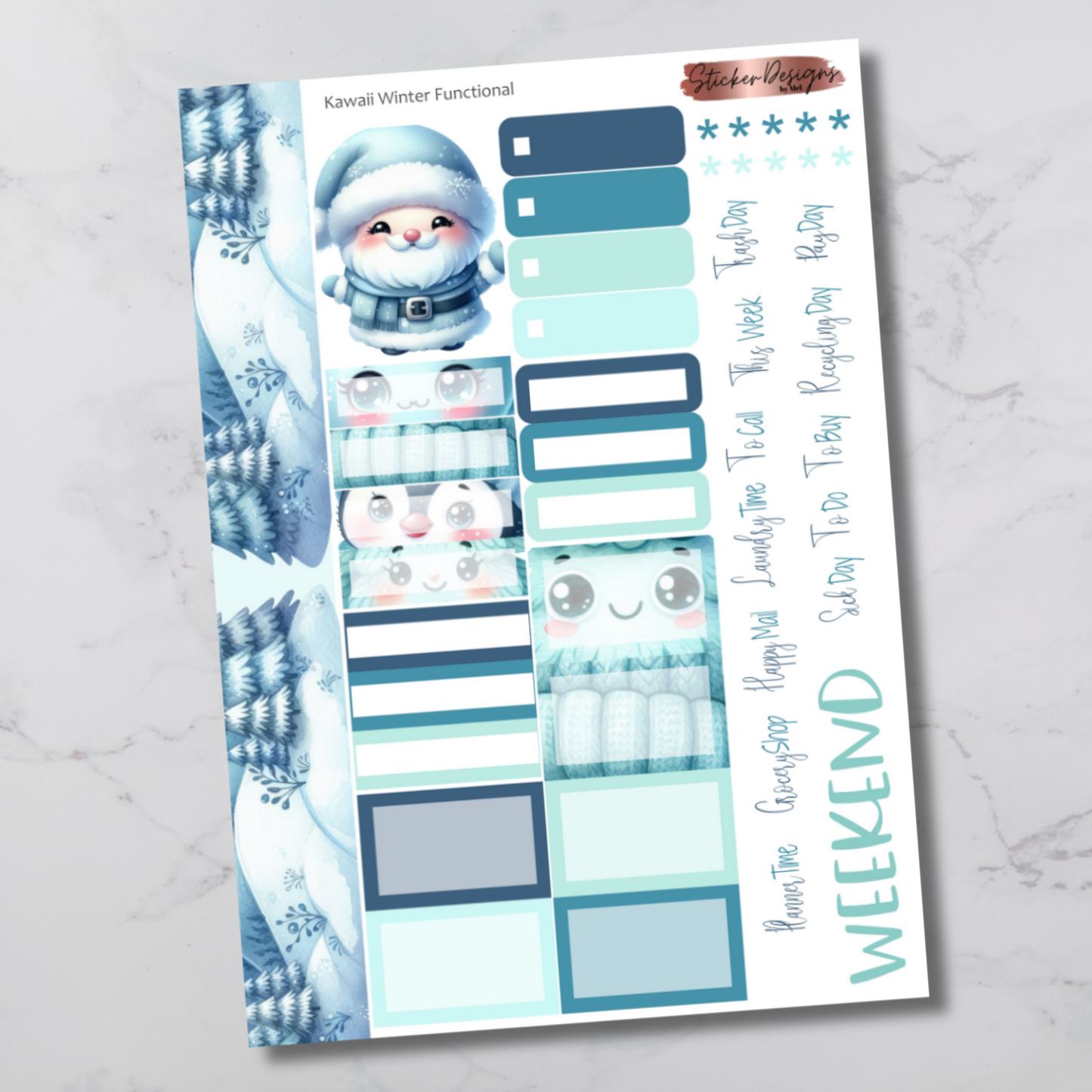 Kawaii Winter - Functional Sheet