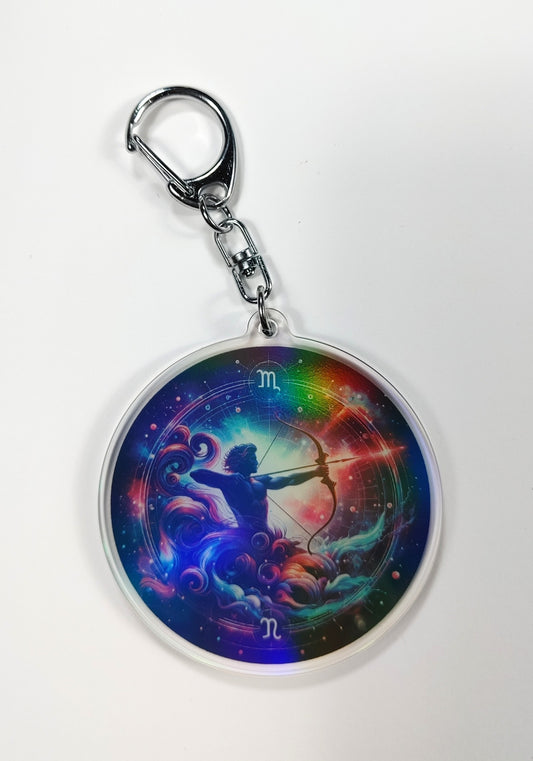 Sagittarius Keychain