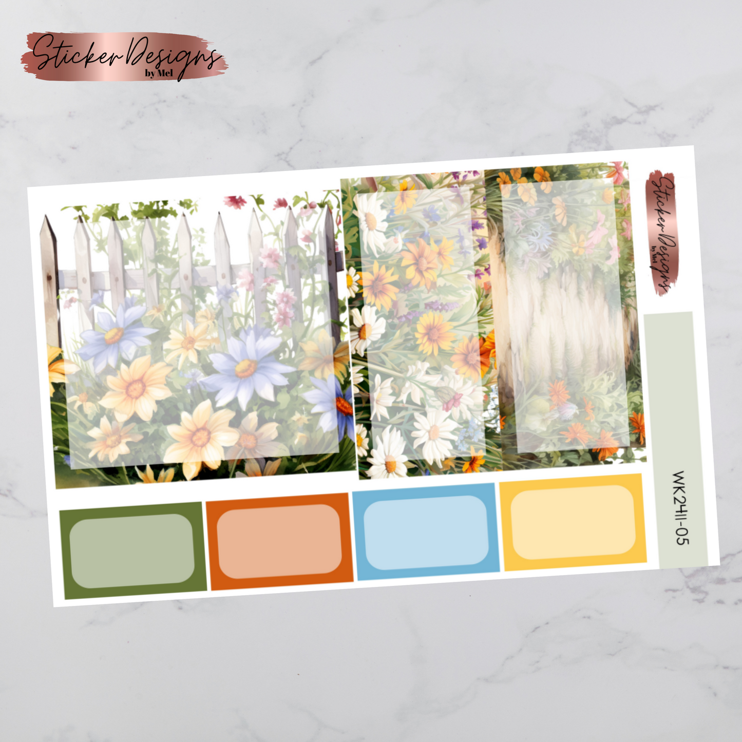 Weekly Kit 2411 - Wildflowers - Vertical Layout