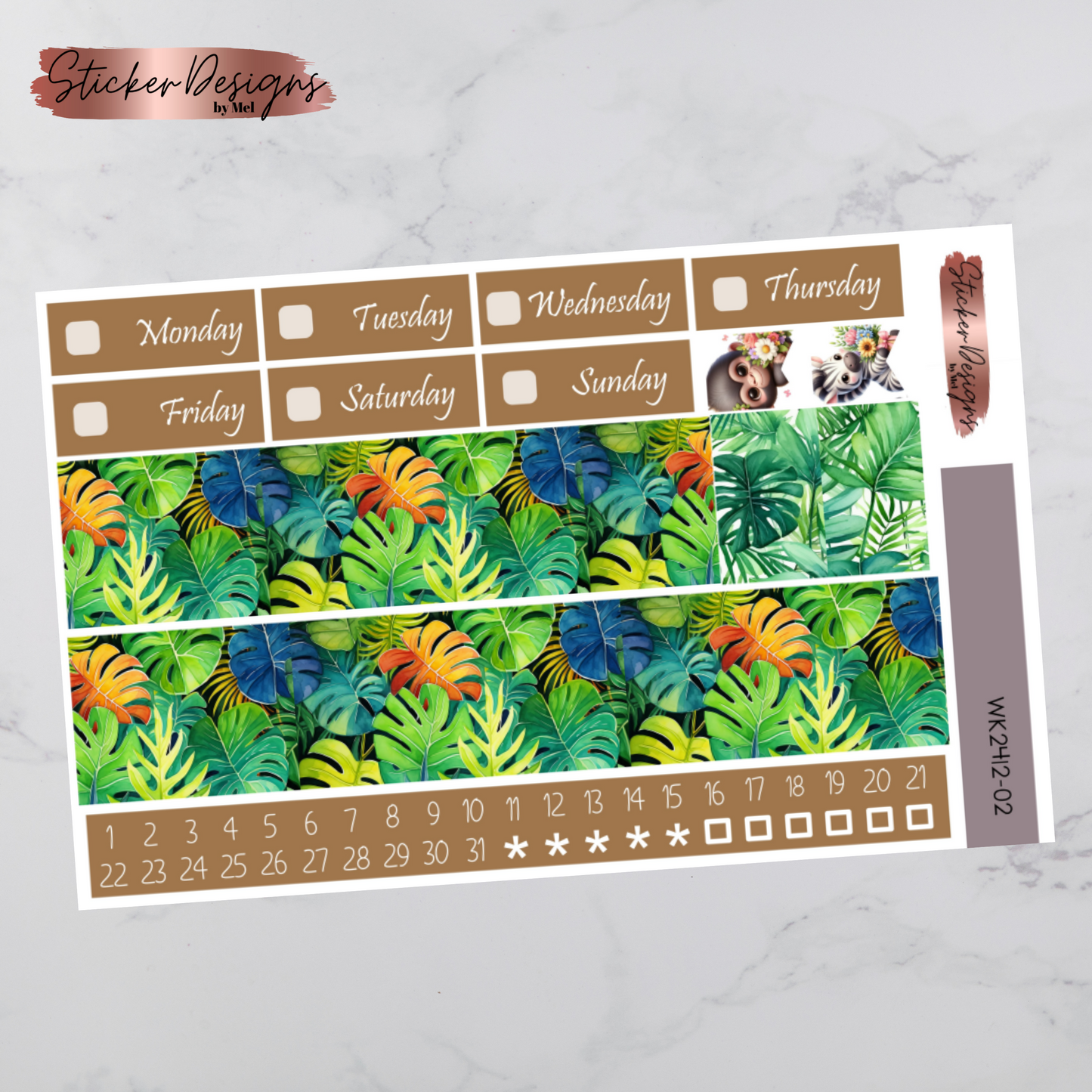 Weekly Kit 2412 - Spring Baby Animals - Vertical Layout
