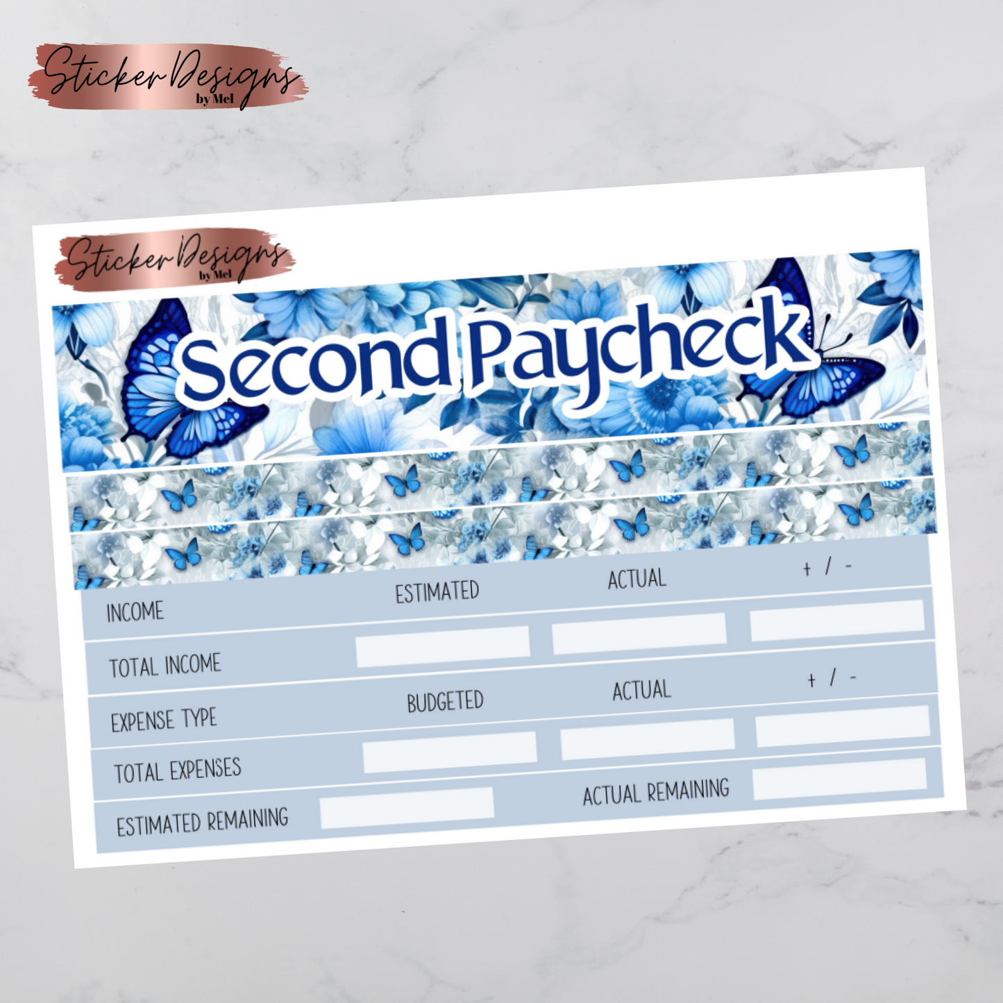 April 2024 Paycheck Budget Sheets