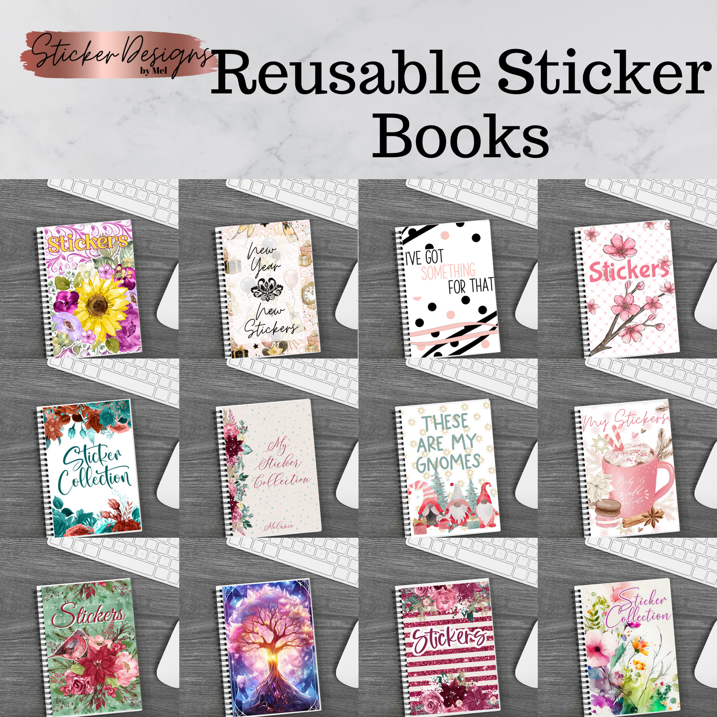 Reusable Sticker Books