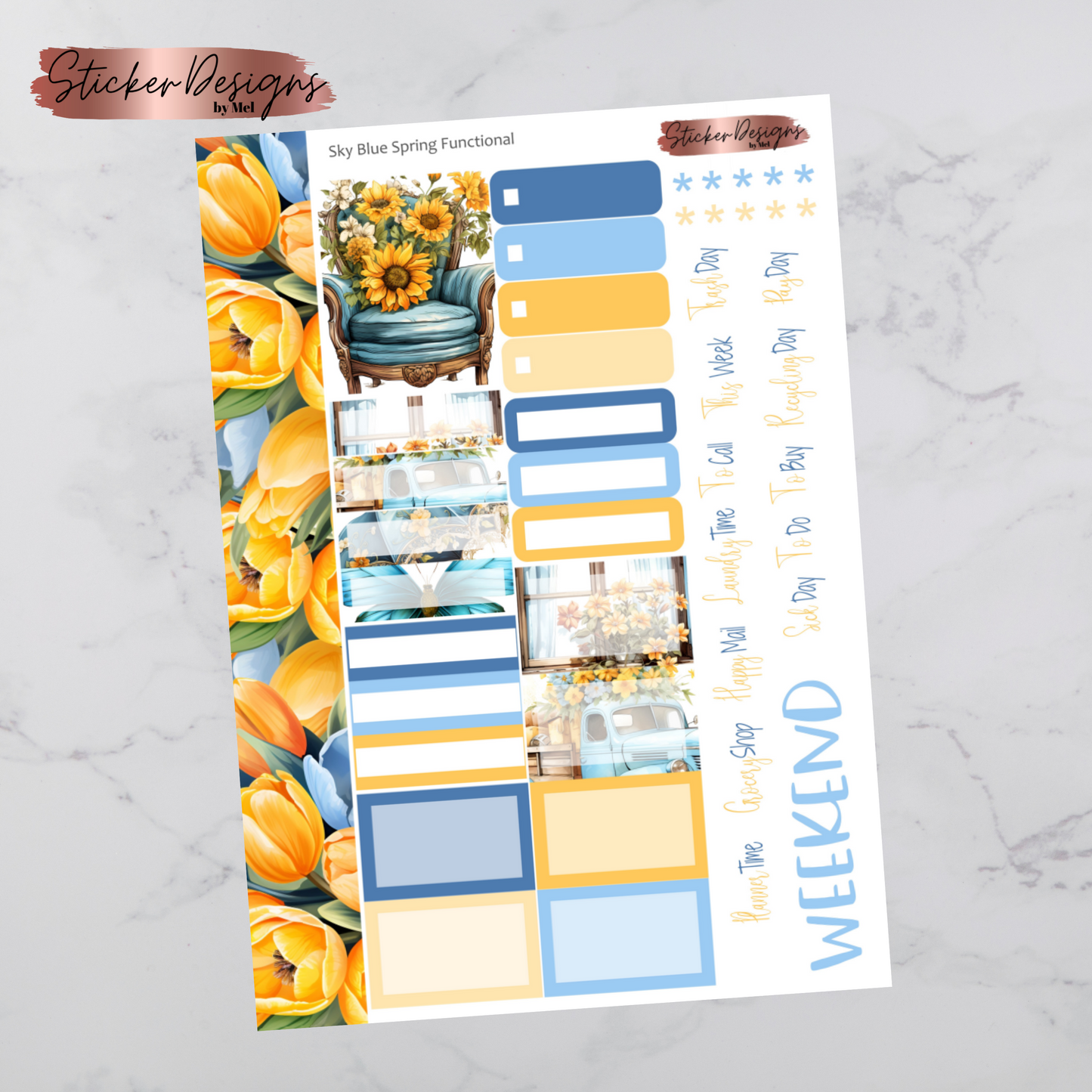 Sky Blue Spring - Functional Sheet