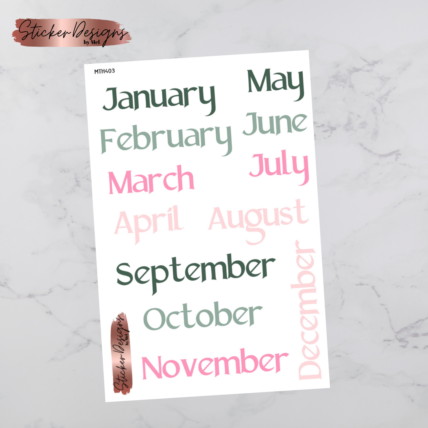 MTH 403 - Classic Happy Planner Monthly