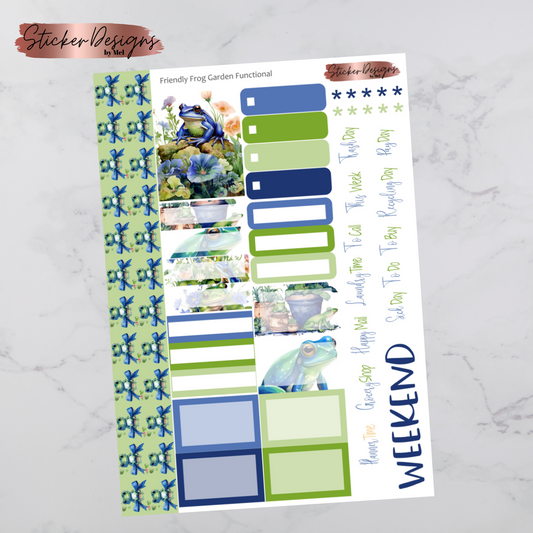 Friendly Frog Garden - Functional Sheet