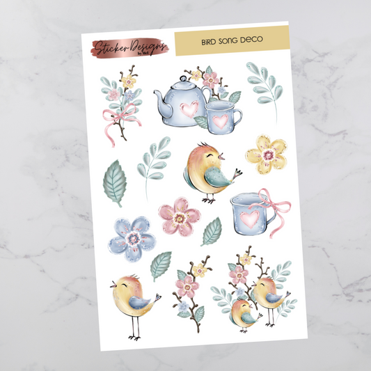 Bird Song - Deco Stickers