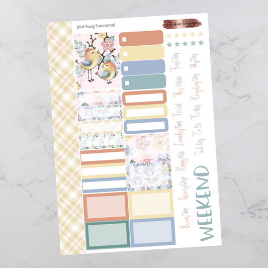 Bird Song - Functional Sheet